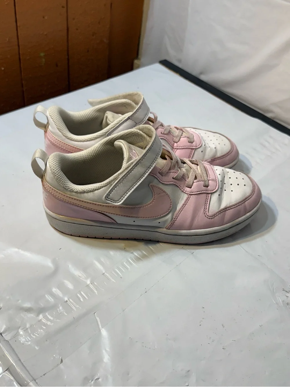 Nike Court Borough Low Recraft girls sneakers size 3Y